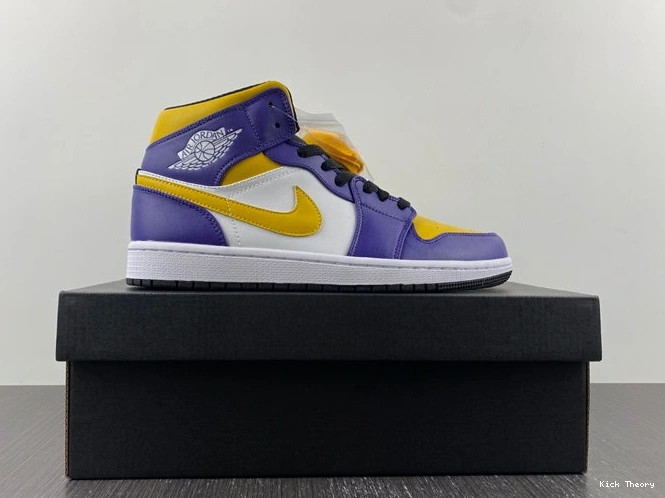 Kick Theory Functional DQ8426- Jordan 1 Lakers 3696 Mid 1013